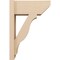 Ekena Millwork 8-in W x 18-in D x 26-in H Funston Slat Rough Cedar Woodgrain TimberThane Outlooker, Primed Tan OUTUR080X18X26FST24RCPR - alternate 2
